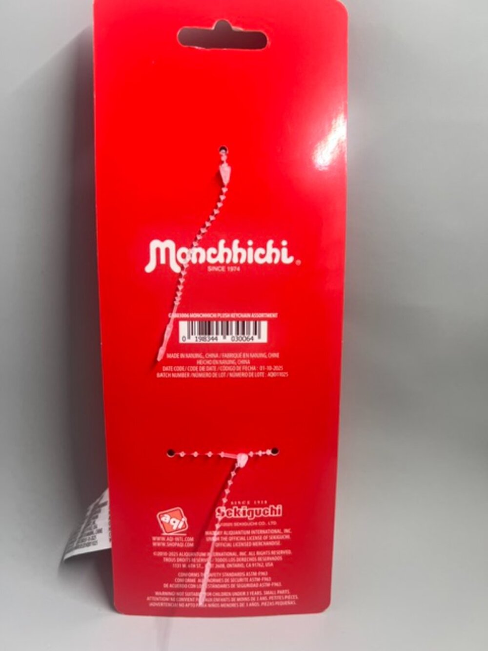 NWT Monchhichi Plush Keychain/Bag Charm - Picture 2 of 4